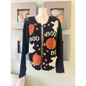 Casual Corner Halloween sweater